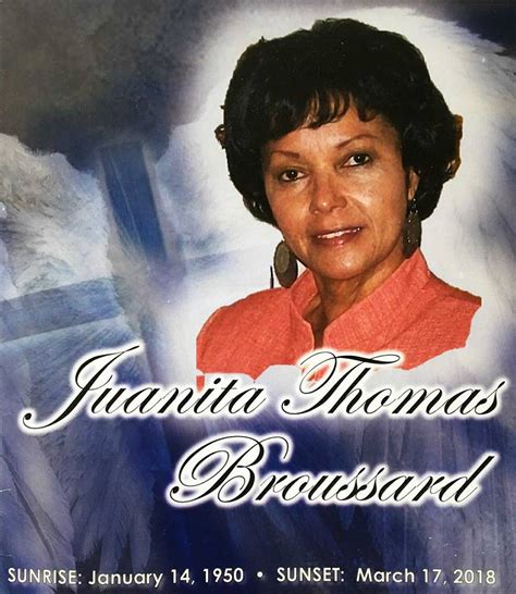 juanita thomas broussard|dorien edgar parents.